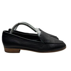 Wittner Havarra Black Leather Loafer Preppy Minimalist Shoes Women's size EU40
